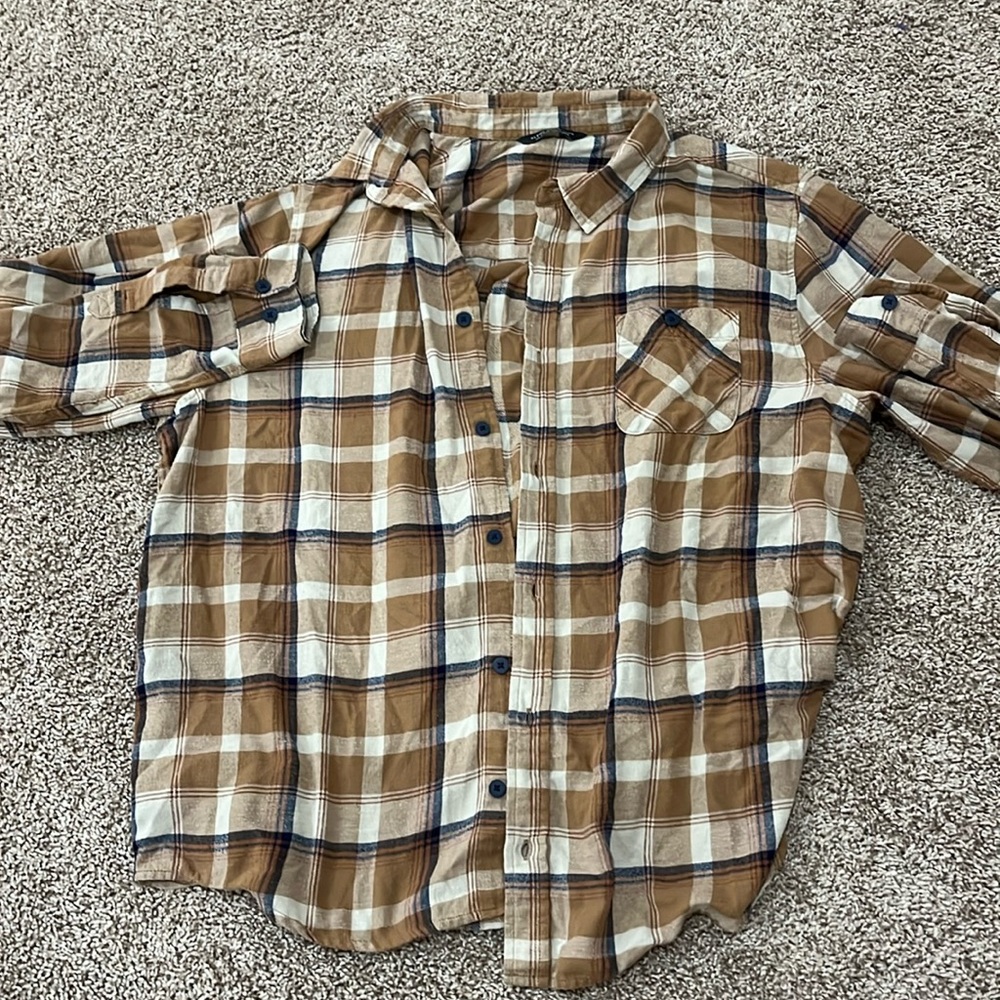 Multicolored flannel
